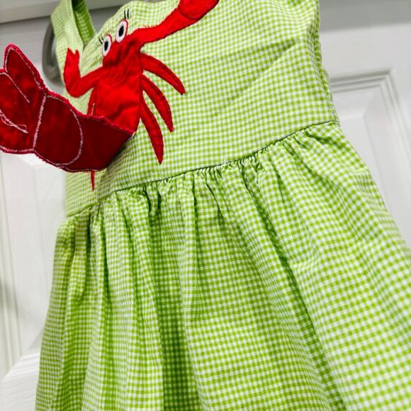 Lobster Appliqué Dress from Simply Smock of New York Size 12 months EUC - Picture 3 of 5